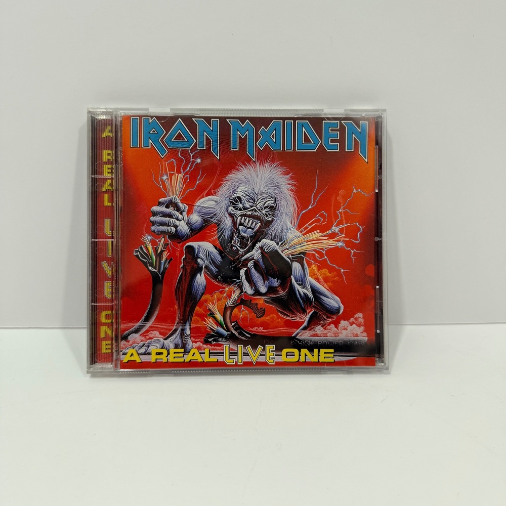 Iron Maiden A Real Live One CD Music OS Red Good Heavy Metal Live Album